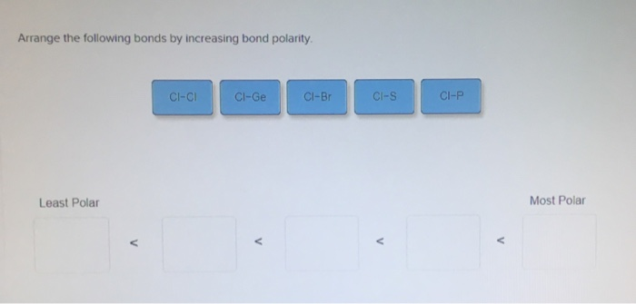 Solved Match One Of The Following Bonds With Each Of The | Chegg.com