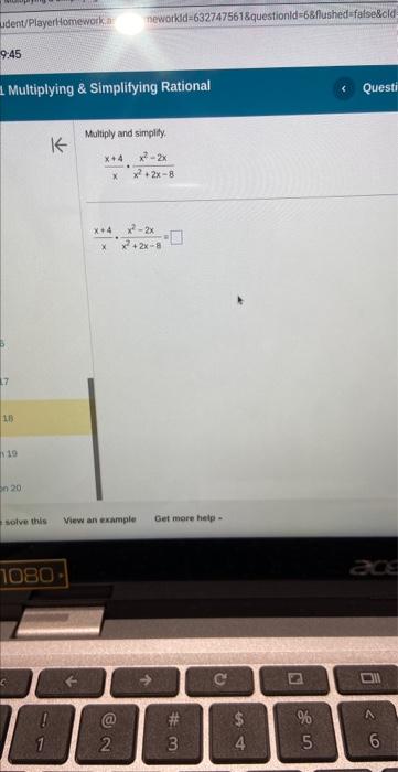 m x )= 2 x 4 2 8
