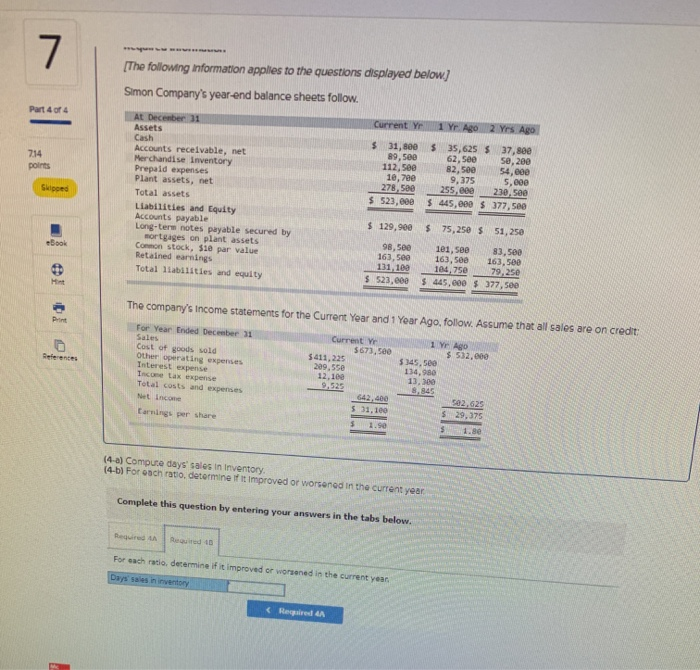 Solved Ch 3 Homework 7. [The following information applies | Chegg.com