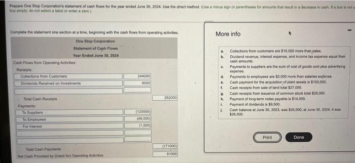 Solved VE Year Ended June 30, 2024 Net Sales Revenue $ | Chegg.com