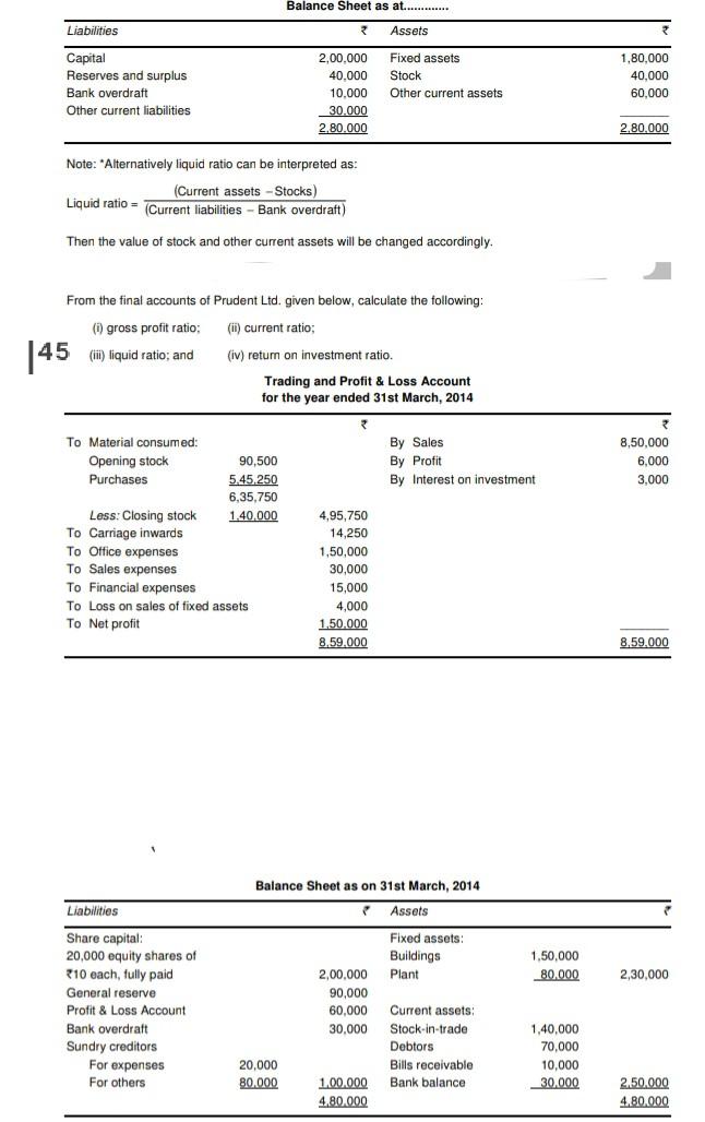 solved balance sheet as at liabilities assets chegg com preference dividend in audit report acca