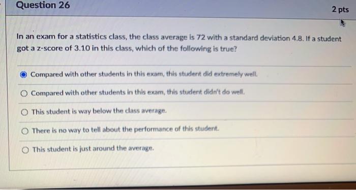 Solved 2 pts Question 38 Last Wednesday, a random sample of | Chegg.com