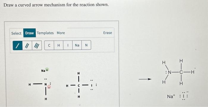 Solved Draw a curved arrow mechanism for the reaction shown. | Chegg.com