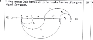 Solved Using masons Gain formula derive the transfer | Chegg.com