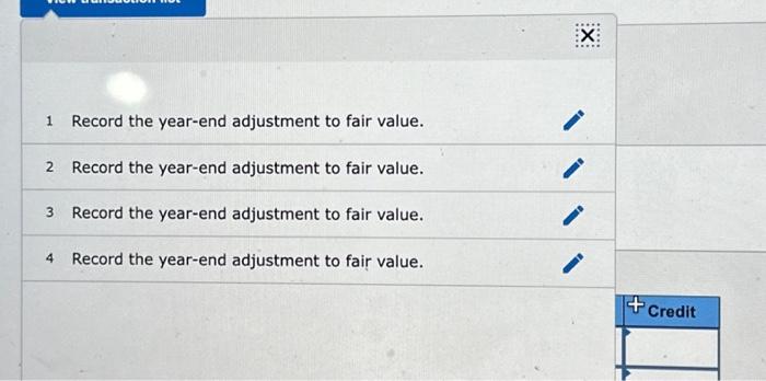 Solved Exercise C-7 (Algo) Multiyear fair value adjustments | Chegg.com
