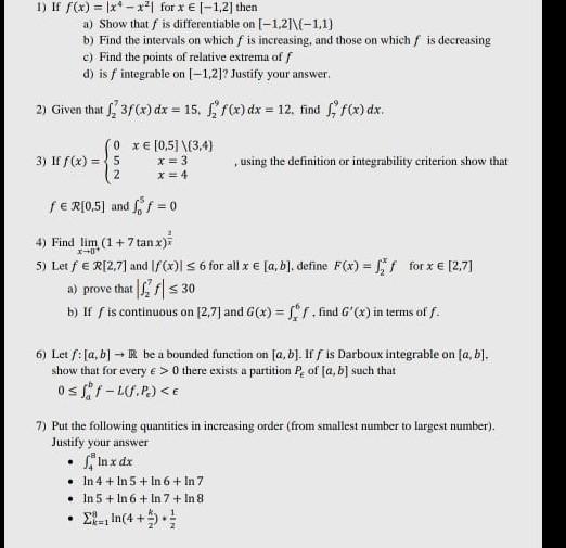 Solved 7) Put the following quantities in increasing order | Chegg.com