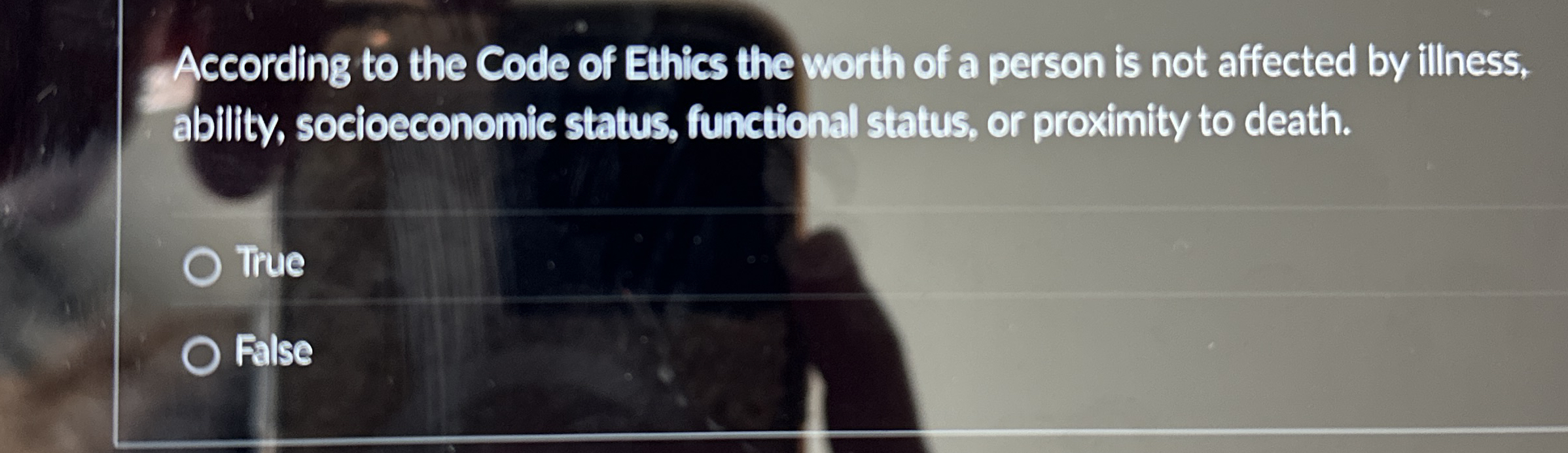 Solved According to the Code of Ethics the worth of a person | Chegg.com