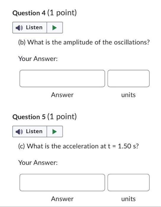 Solved Figure 2 shows a position vs time plot of an | Chegg.com