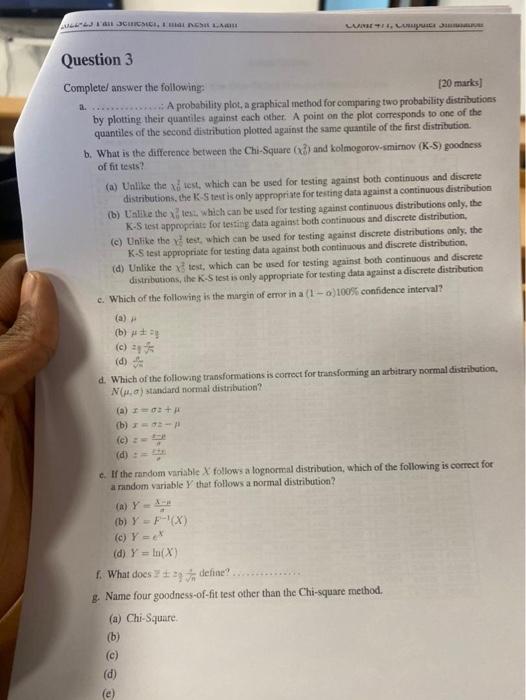 Solved B. What Is The Difference Between The Chi-Square (χ2) | Chegg.com