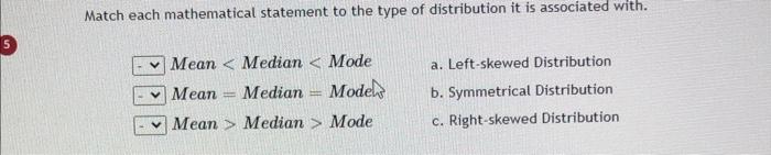 Solved Match each mathematical statement to the type of | Chegg.com