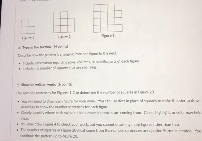 Solved Figure 1 Figure 2 Figure 3 a) Type in the textbox. (4 | Chegg.com