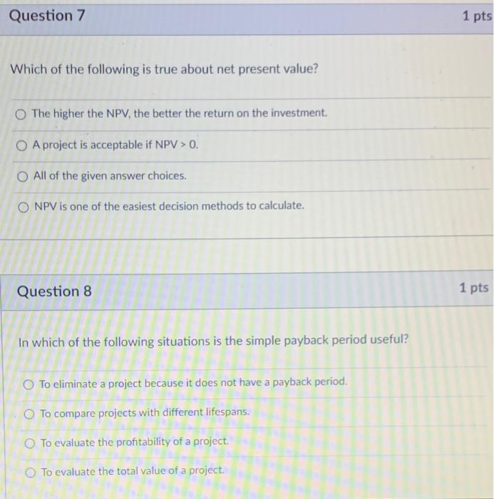 Solved Question 7 1 pts Which of the following is true about | Chegg.com