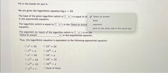 Solved Complete all three of the following items. A. Write | Chegg.com