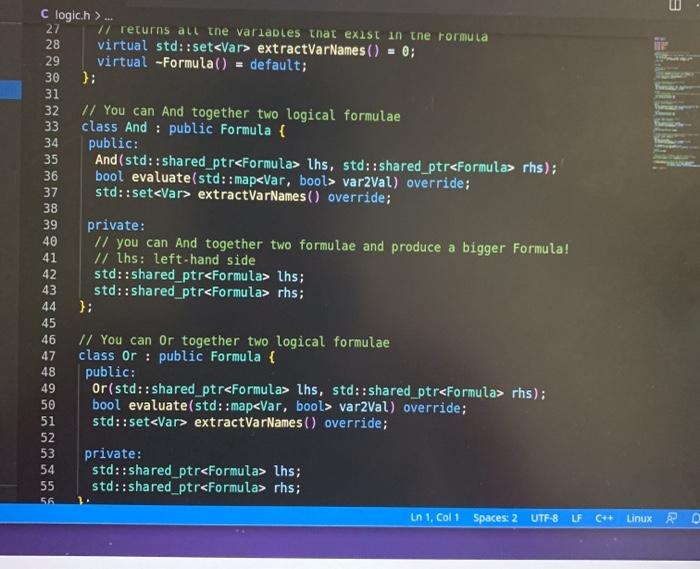 please solve this lab in c++ in virtual machine I | Chegg.com