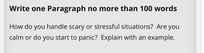 Solved Write one Paragraph no more than 100 words How do you | Chegg.com