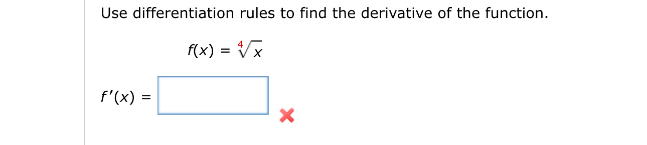 Solved Use differentiation rules to find the derivative of | Chegg.com