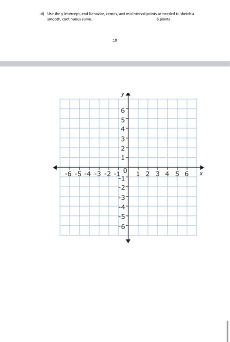 Solved x3+3x2−x−3 a) Determine the end behavior of the graph | Chegg.com