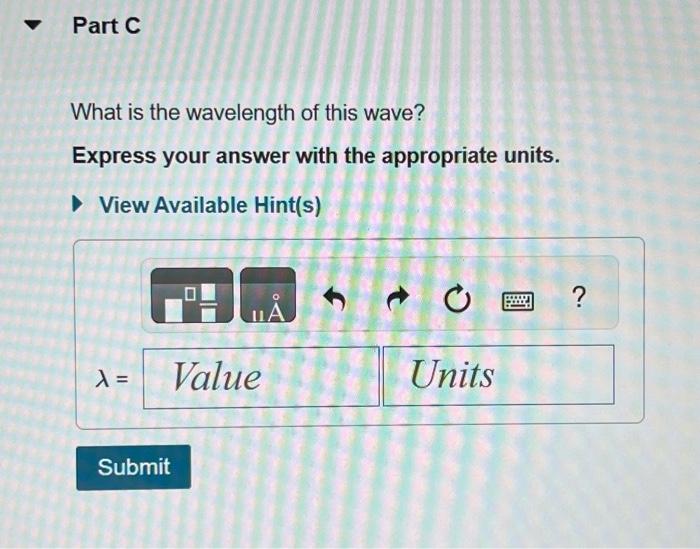 Solved Consider the wave shown in (Figure 1). Figure History | Chegg.com