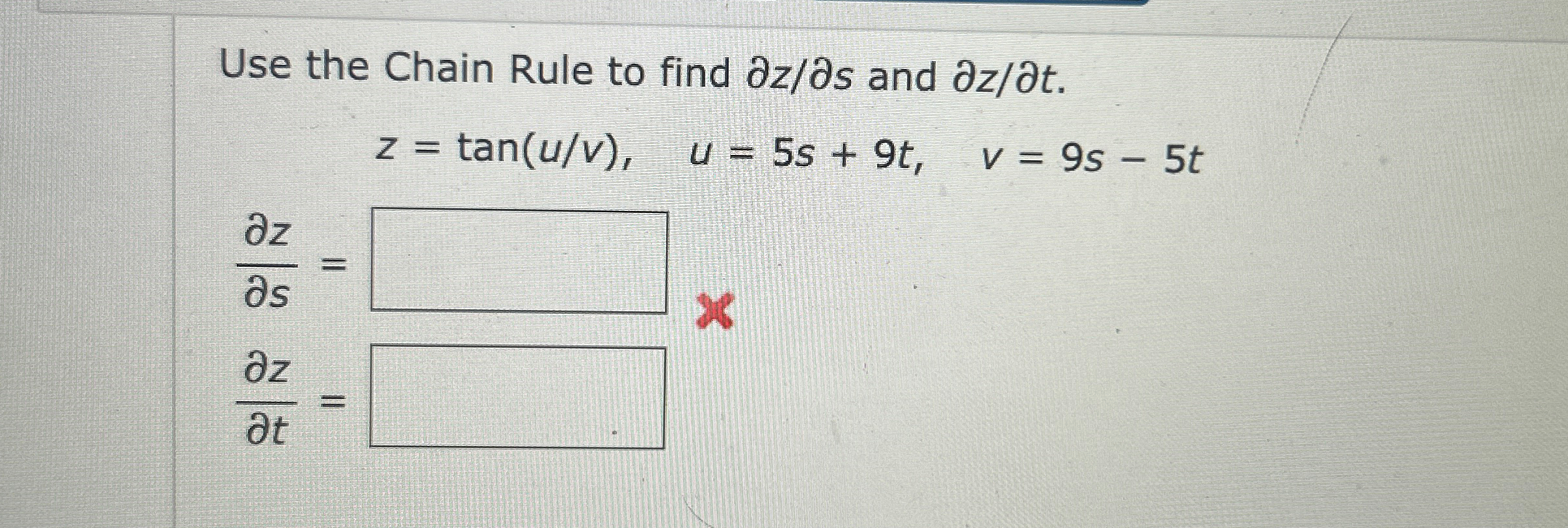 Solved Use the Chain Rule to find delzdels and | Chegg.com