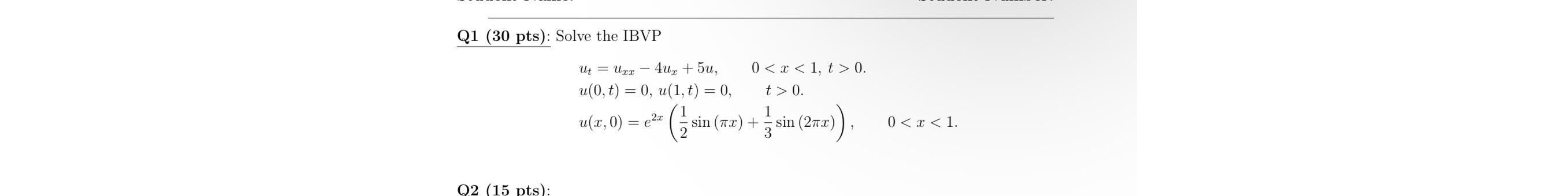 Solved Q1 (30 ﻿pts): Solve the | Chegg.com