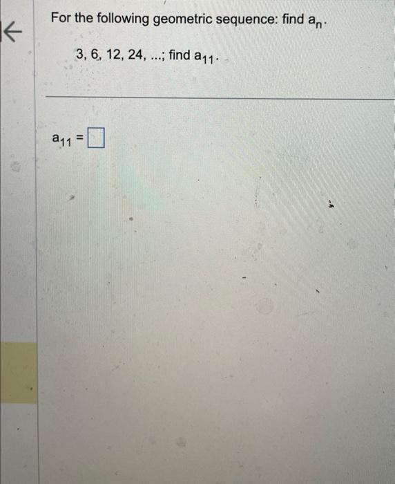 find the next number in the sequence 3 6 12 24