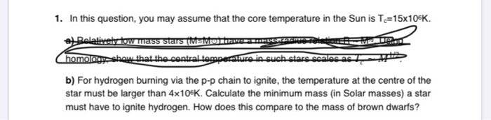 Solved 1. In this question, you may assume that the core | Chegg.com
