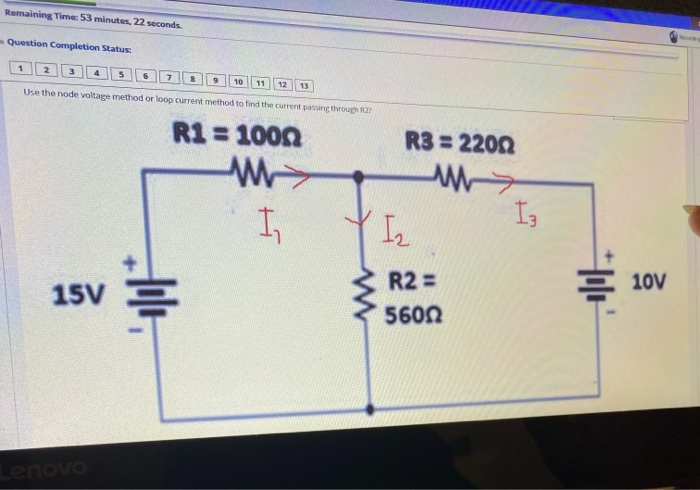 Solved Question 2 Calculate The Total Power Dissipated In | Chegg.com