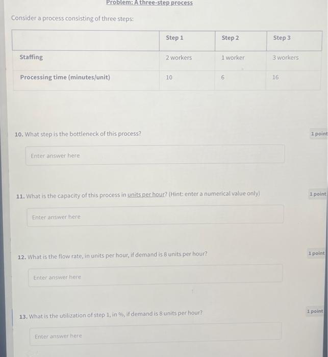 Solved Consider a process consisting of three steps: 10. | Chegg.com