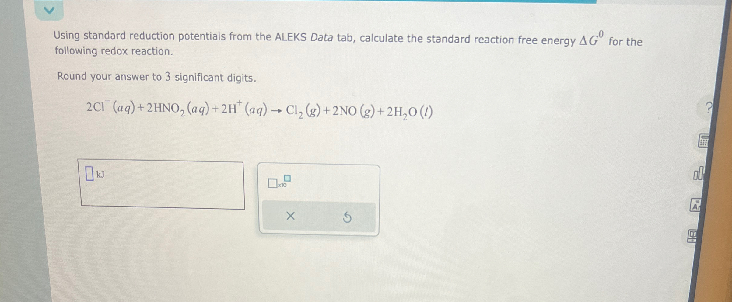 Solved Using standard reduction potentials from the ALEKS | Chegg.com