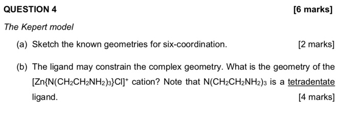 Solved [6 marks] QUESTION 4 The Kepert model (a) Sketch the | Chegg.com