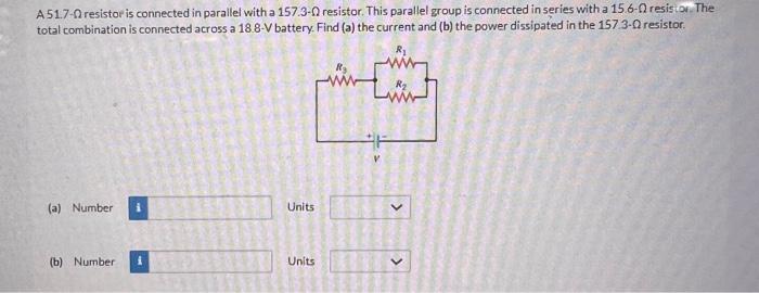 Solved The drawing shows three different resistors in two | Chegg.com