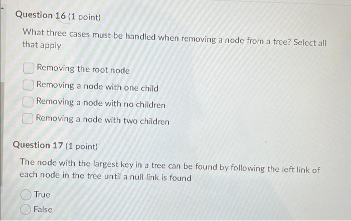 Solved can someone please answer me quedtion 16 and 17its a | Chegg.com