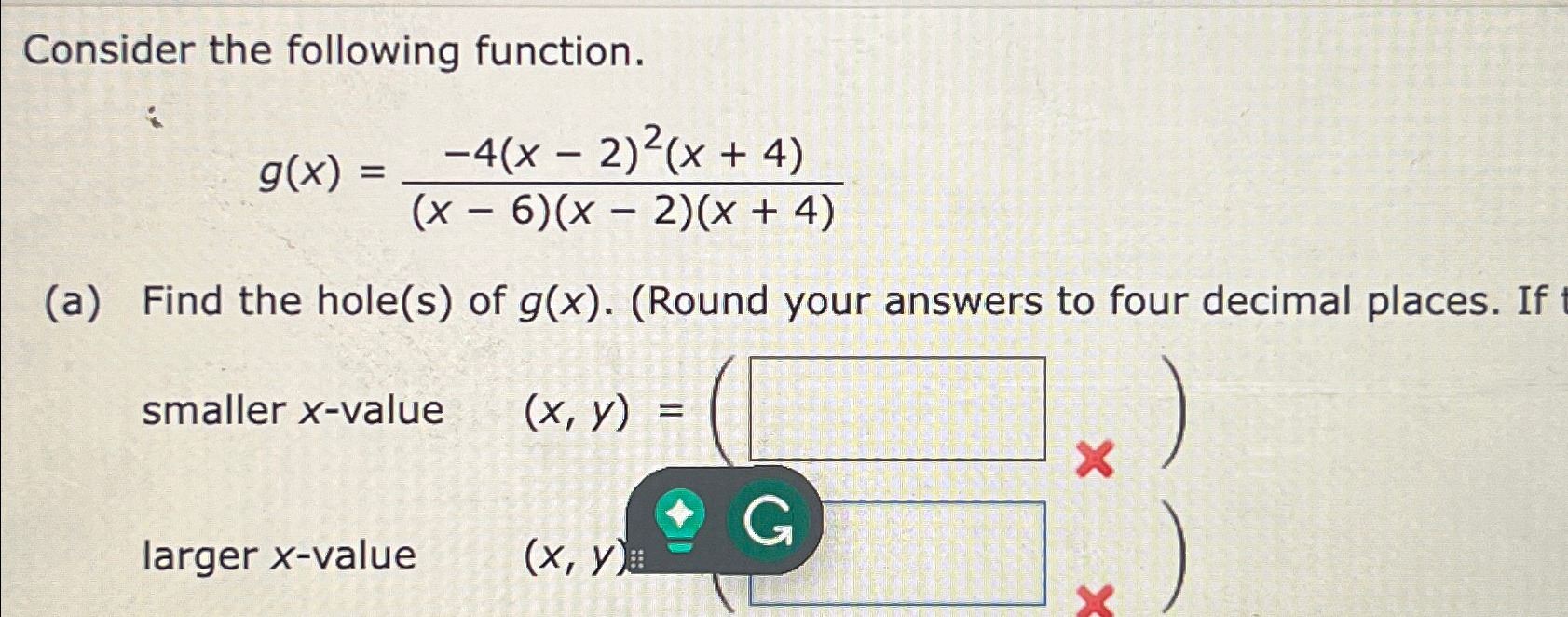 Solved Consider the following | Chegg.com