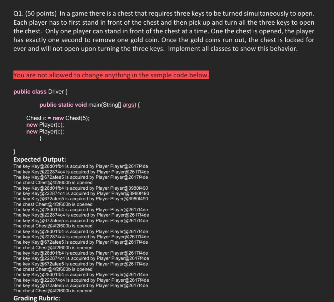 Solved please solve in Java in 1 hour for an upvote | Chegg.com