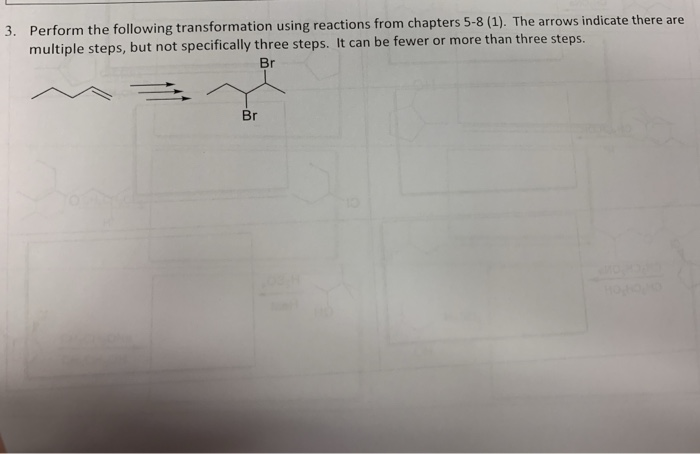 Solved 3. Perform The Following Transformation Using | Chegg.com