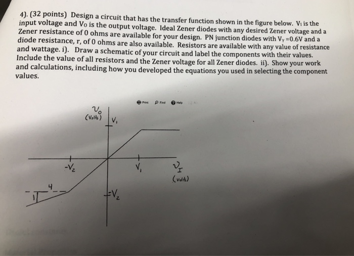 Solved 4). (32 points) Design a circuit that has the | Chegg.com