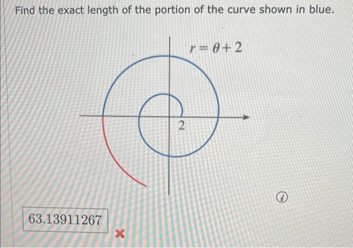 solved-find-the-exact-length-of-the-portion-of-the-curve-chegg