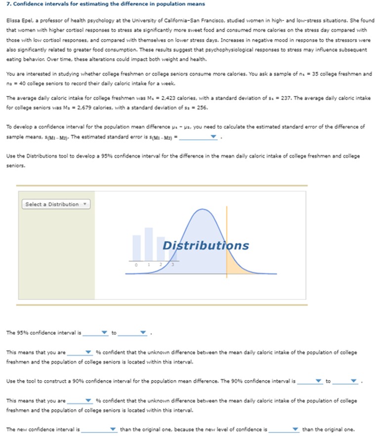 Solved Confidence intervals for estimating the difference in | Chegg.com