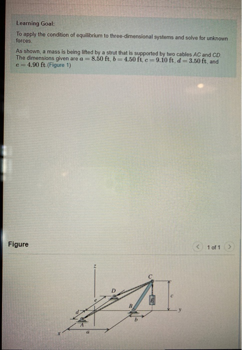 Solved Learning Goal: To apply the condition of equilibrium | Chegg.com