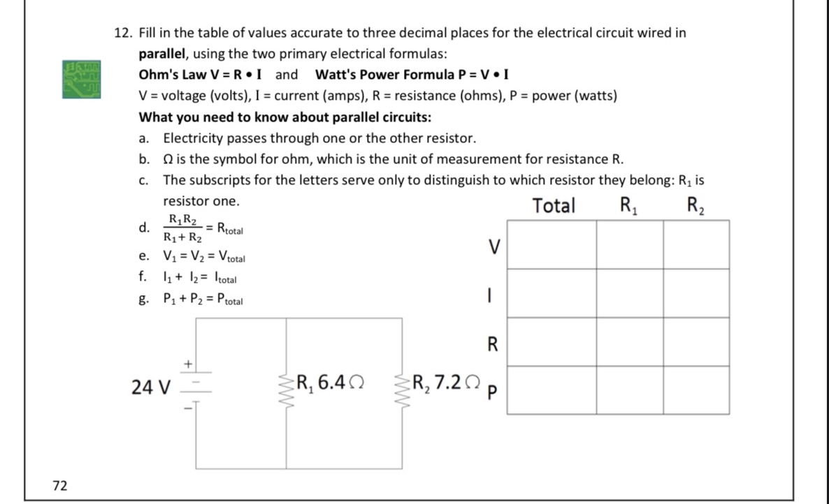 Solved Fill in the table of values accurate to three decimal