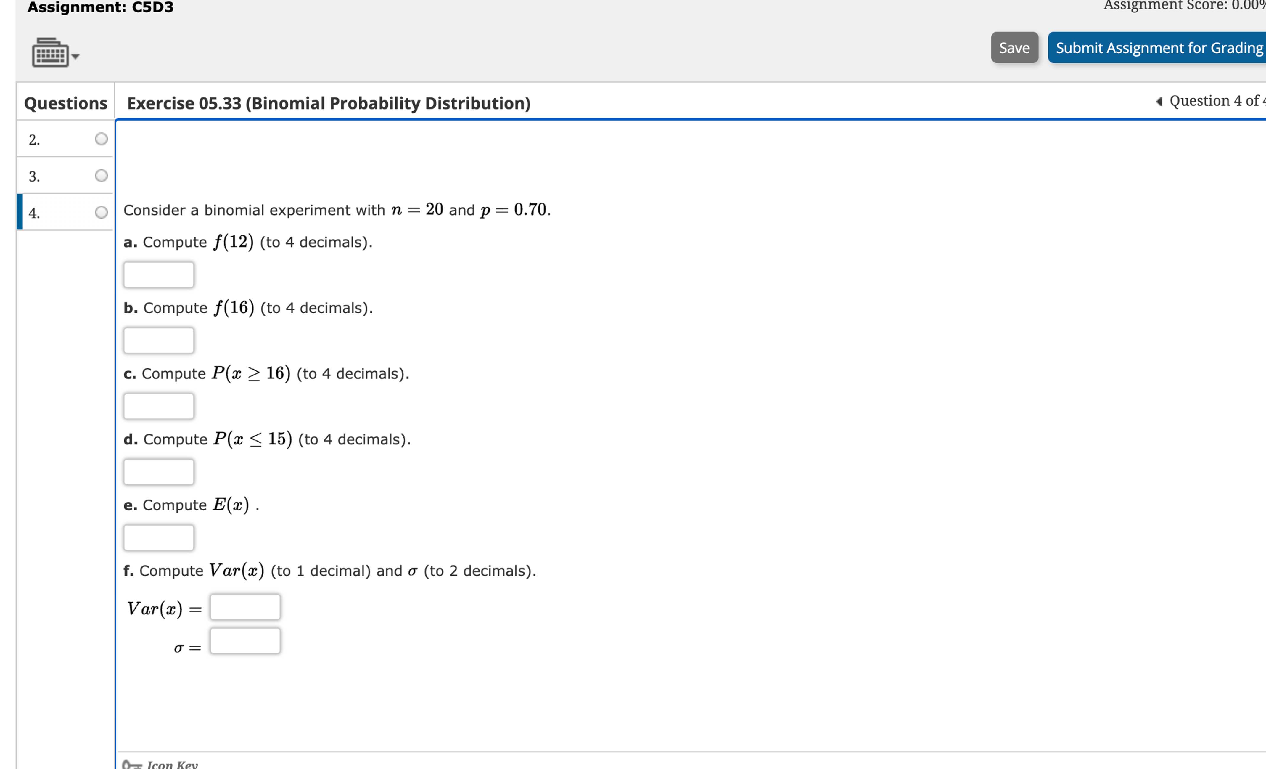 Solved Consider A Binomial Experiment With N=20 ﻿and | Chegg.com