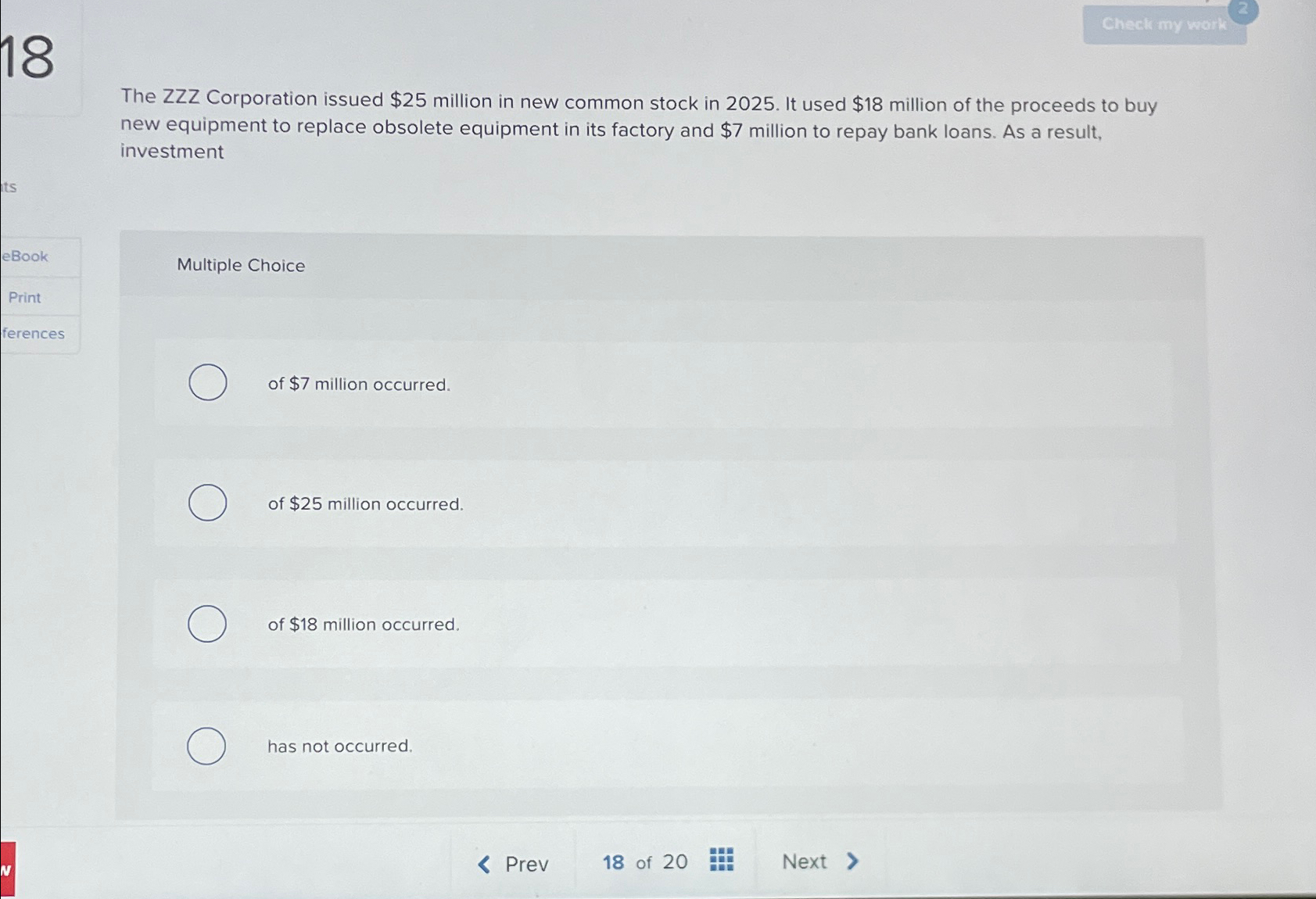 Solved The ZZZ Corporation issued $25 ﻿million in new common