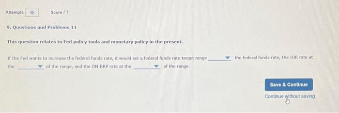 Solved This Question Relates To Fed Policy Tools And | Chegg.com