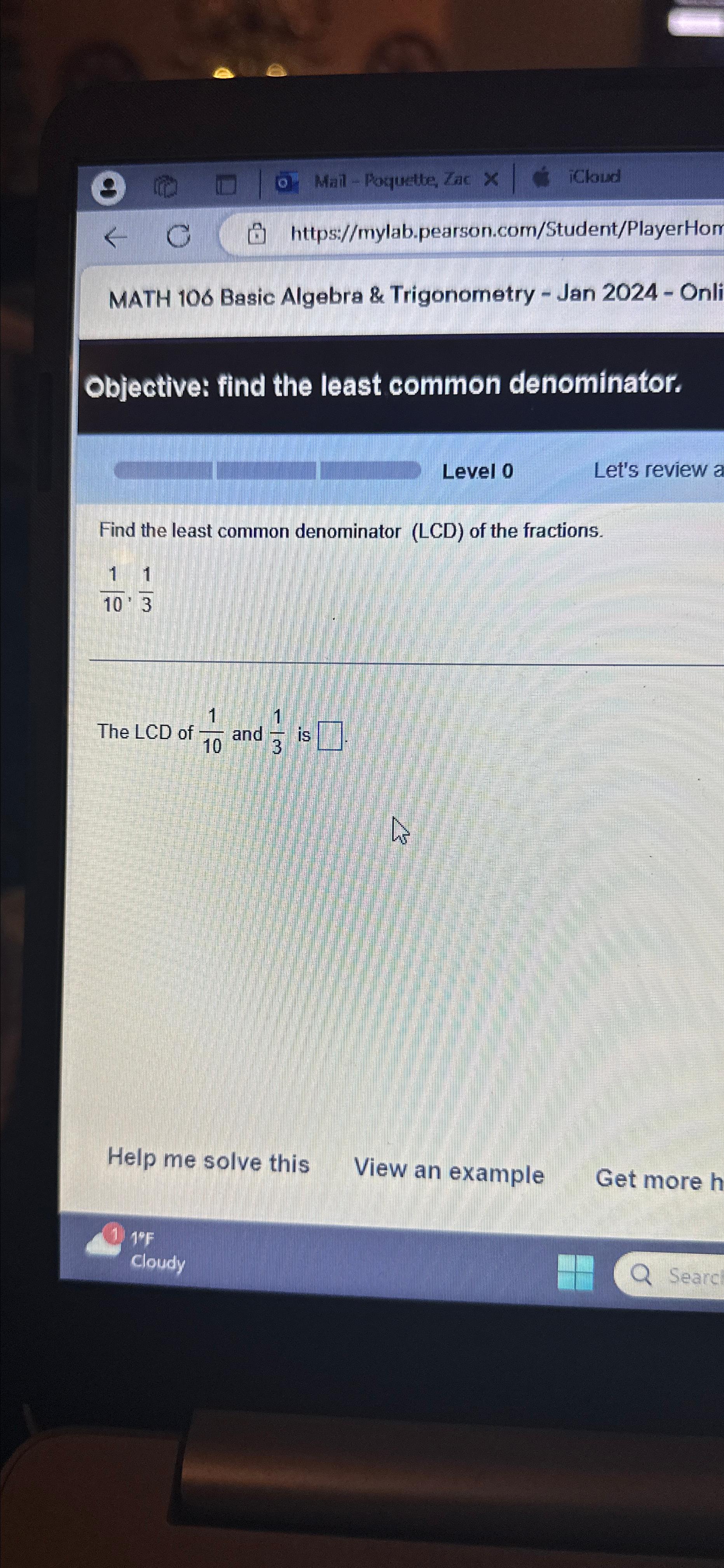 Solved MATH 106 ﻿Basic Algebra & Trigonometry - ﻿Jan 2024 - | Chegg.com