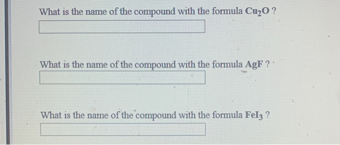 Cu2o Compound Name
