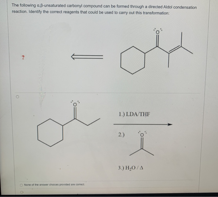 Solved The Following A,ß-unsaturated Carbonyl Compound Can | Chegg.com