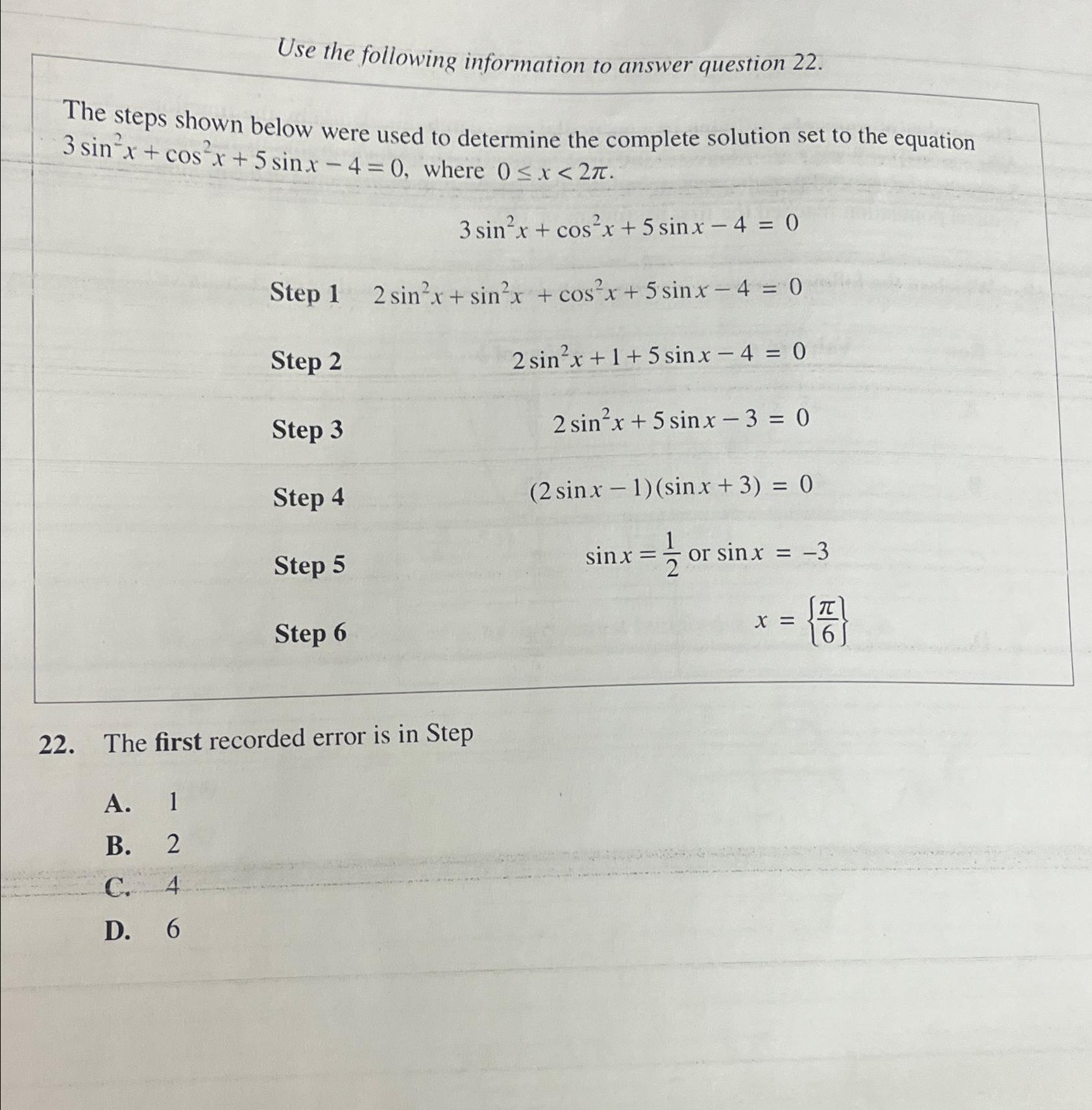 Solved Use The Following Information To Answer Question | Chegg.com