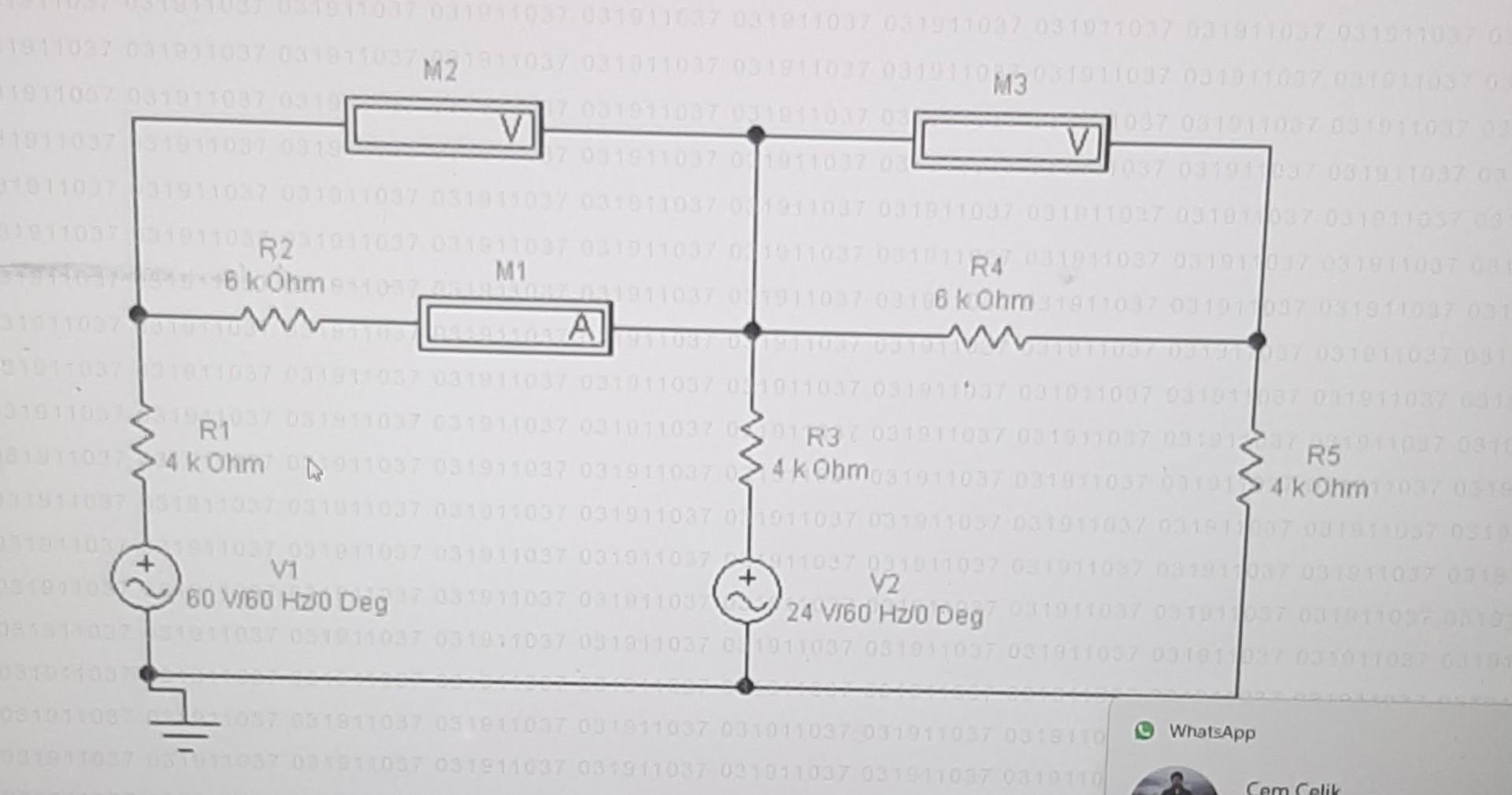 Since the internal resistance of the ammeter is Ra=1k
