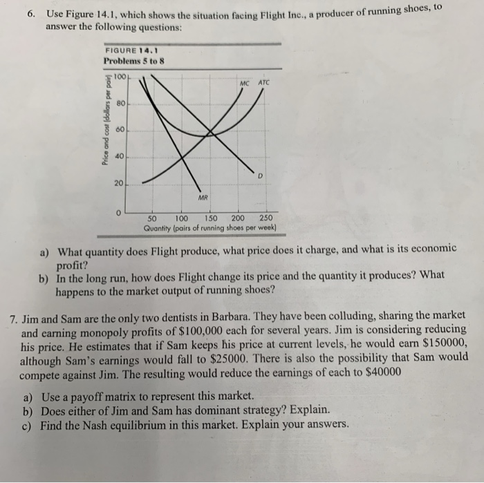 Solved 6. Use Figure 14.1, which shows the situation facing | Chegg.com