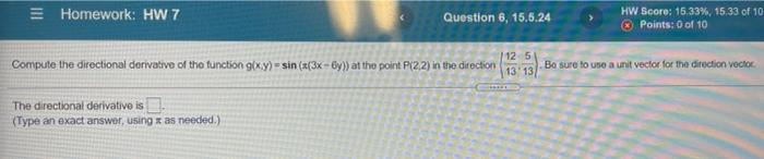 Solved = Homework: HW 7 Question 6, 15.6.24 HW Score: | Chegg.com